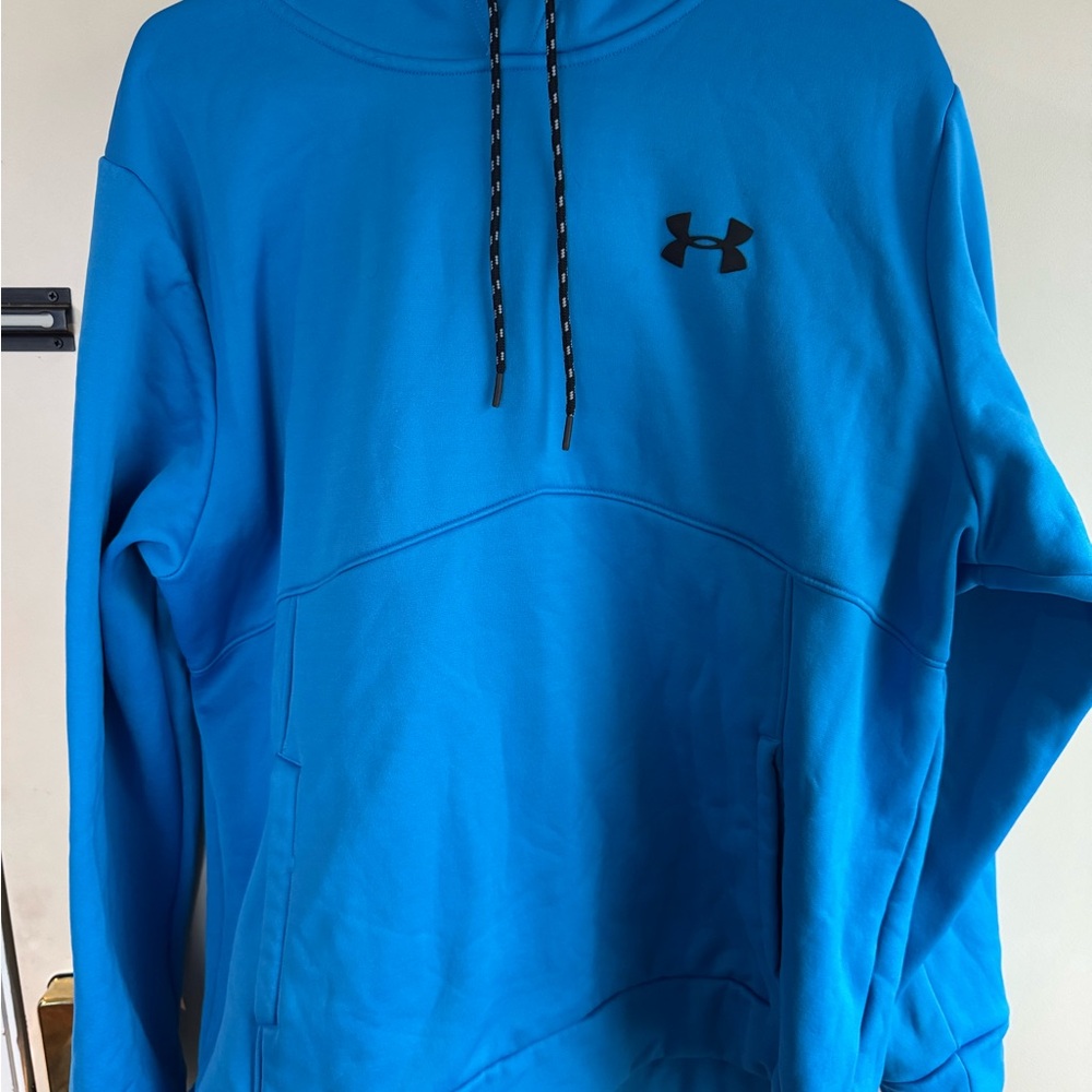 Under Armour Vibrant Blue Pullover Hoodie - Picture 2 of 3